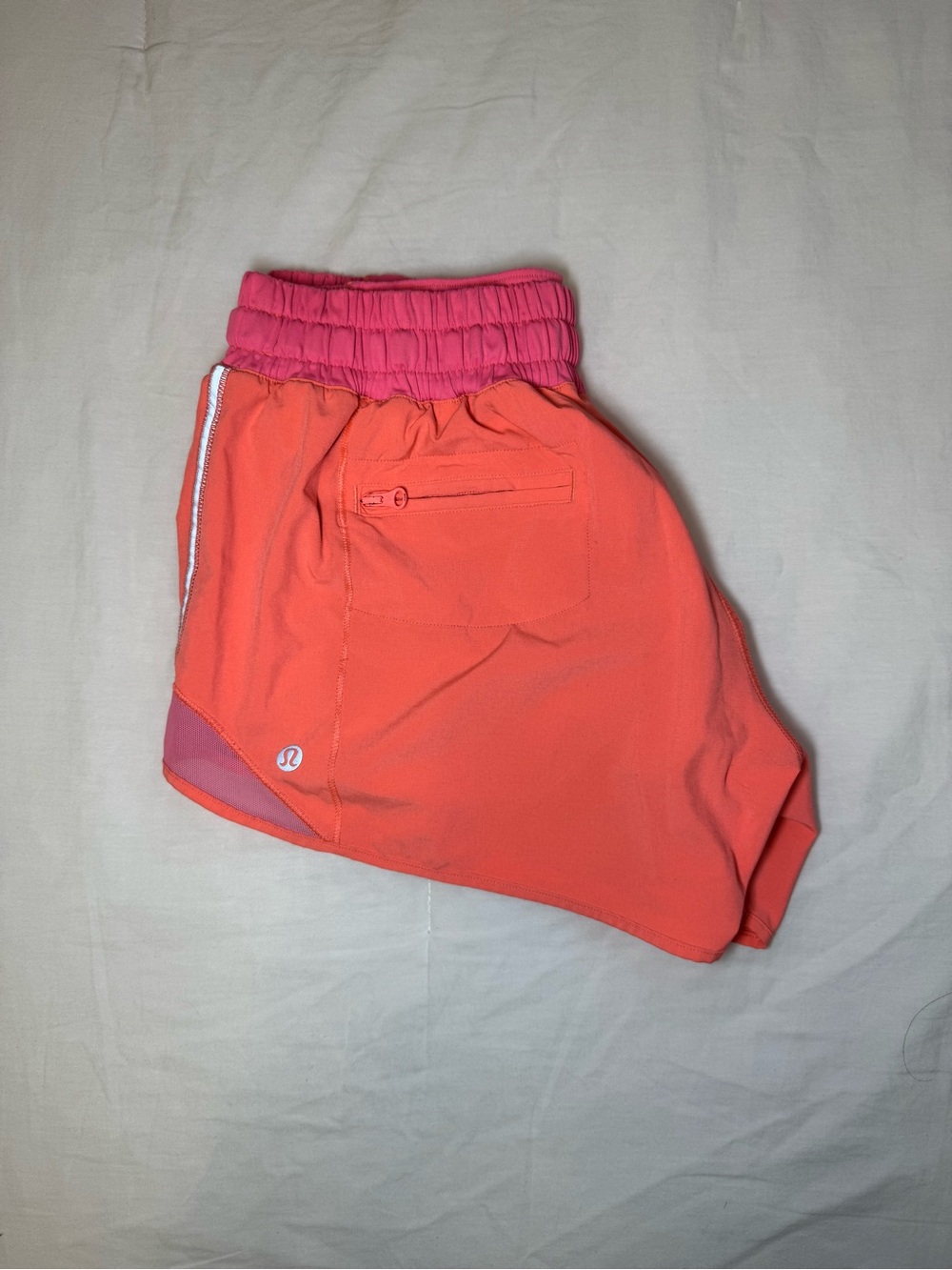 lululemon athletica Coral and Pink Athletic Shorts